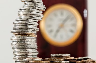 what is spousal support | photo of coins stacked up | minella law