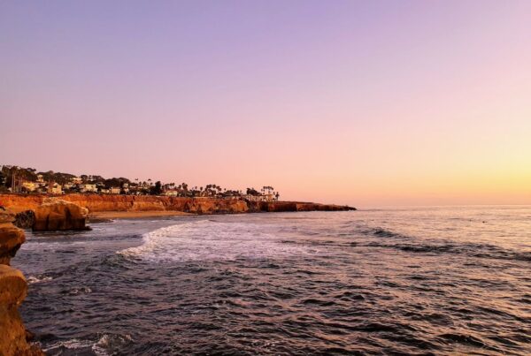 sunset cliff