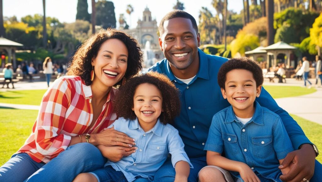 family in San Diego