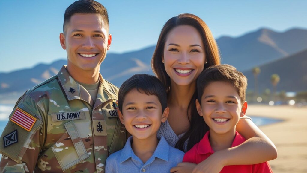 family in CA that belongs to US army
