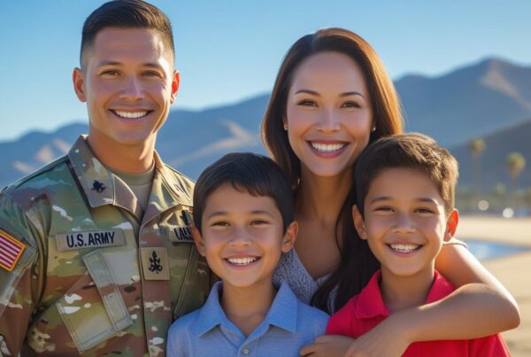 family in CA that belongs to US army